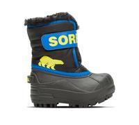 SOREL Toddler's Snow Commander Boot, Black/Super Blue, 7 Toddler