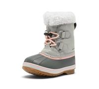 Sorel Unisex-Child Yoot Pac Nylon Boot Waterproof, Dove/Gum 2, 11 Little Kid