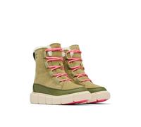 Sorel Unisex Kids Explorer 3 Lace Wp Fashion Boot, Savory Bleached Ceramic Youth, 2 UK