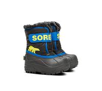 Sorel Unisex Kids Kids Snow Commander Winter Boots, Black Black X Super Blue Toddler, 3 UK