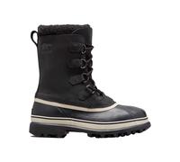 Sorel - Warm and Waterproof après-ski boots - Caribou WP Black Dark Stone for Men in Leather - Size 8,5 UK Black 8.5 UK