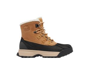 Sorel - Warm and waterproof après-ski - Scout™ 87'™ Lux Wp M Caribou Buff Black for Men in Leather - Size 8,5 US - Brown Brown 8.5 US