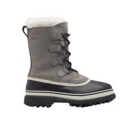 Sorel - Warm and waterproof après-skis - Caribou™ Wp W Shale Stone for Women in Leather - Size 5,5 UK - Grey Grey 5.5 UK