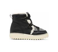 Sorel - Warm, durable snow boots - Ona Ave Alpine Boot WP W Black Chalk for Women in Leather - Size 8 UK Black 8 UK