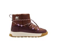 Sorel - Waterproof winter slip-on boots - Whitney III Slip-On WP W Dark Auburn Red Lodge for Women in Nylon - Size 7,5 UK - Brown Brown 7.5 UK