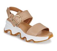 SOREL Womens Kinetic Impact Wedge Sandals, Beige, Size 3, Women Beige