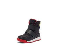Sorel Whitney 2 Strap Waterproof Unisex Kids Winter Boots, Grey Jet X Poppy Red, 3 UK