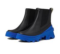 Sorel Women's Brex Boot Chelsea Waterproof Boots, Black, Cobalt Blue, 4.5 UK