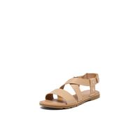Sorel Women's Ella III Crisscross Sandal, Honest Beige/Gum 2, 5.5 UK