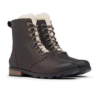 Sorel Women's Emelie Short Lace Cozy - Waterproof, Blackened Brown, 6 UK