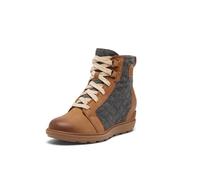 SOREL Women's Evie II NW Lace Boots, Velvet Tan, Gum 10, 7 UK