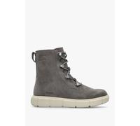 SOREL Women's Explorer III Joan Waterproof Quary Chalk Ankle Boots