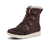 Sorel Women's Explorer Joan Waterproof Winter Boots, Brown Blackened Brown, 4 UK
