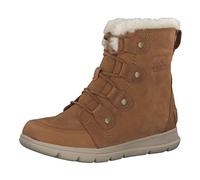 Sorel Women's Explorer Joan Waterproof Winter Boots, Brown Camel Brown X Ancient Fossil, 4 UK