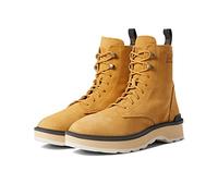 SOREL Women's Hi-Line Lace Boot, Geo Yellow, Jet, 4 UK