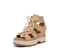 Sorel Women's Joanie Iv Lace Wedge Sandal, Honest Beige/Gum, 3 UK
