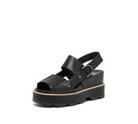 Sorel Women's Joanie Iv Sandal Wedge, Black/Black, 7 UK