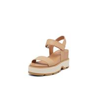 Sorel Women's Joanie IV Y Strap Wedge Sandals, Honest Beige, Bleached Ceramic, 3.5 UK