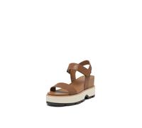 Sorel Women's Joanie IV Y Strap Wedge Sandals, Velvet Tan, Blackened Brown, 5 UK