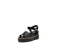 Sorel Women's Joanie lV Ankle Strap Wedge Sandals, Black, Black, 9 UK