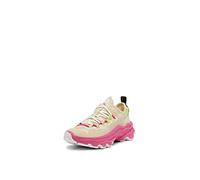 Sorel Women's Kinetic Breakthru Tech Lace Sneaker, Bleached Ceramic, Fuchsia Fizz, 6 UK