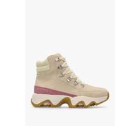 SOREL Women's Kinetic Impact Conquest Plus Waterproof Honey White Dazed Mauve Ankle Boots Size: 8, Colour: White Suede