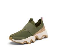 Sorel Women's Kinetic Impact II Strap Winter Sneakers, Utility Green, Pink Dawn, 4.5 UK