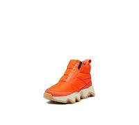 SOREL Women's Kinetic Impact Puffy Zip Waterproof Boot, Optimized Orange, Bleached Ceramic, 6.5 UK