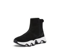Sorel Womens Kinetic Impact Short Wp Fashion Boot, Black Sea Salt, 4 UK