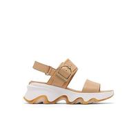 SOREL Womens Kinetic Impact Wedge Sandals, Beige, Size 7, Women Beige