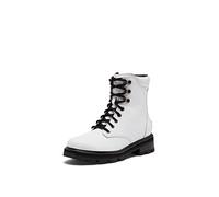SOREL Women's Lennox Lace Waterproof Boot, White, Black, 7.5 UK