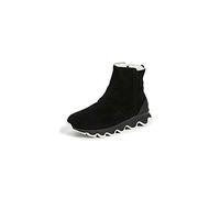SOREL Kinetic Black Suede Short Boots Size: 37, Colour: Black Leather