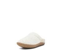 SOREL Women's Nakiska Scuff Slipper - Ancient Fossil, Gum 2 - Indoor & Outdoor - Suede & Felt - Size 7