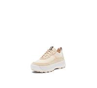 Sorel Women's ONA 503 Knit Low Sneakers, White Peach, Nova Sand, 6 UK