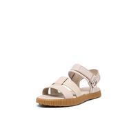 Sorel Women's Ona Ave Ankle Strap Flat Sandal, Crushed Clay, Gum, 8 UK