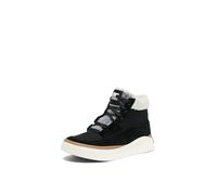 Sorel Womens Out About 4 Mid Waterproof Sneaker, Black Sea Salt, 4 UK