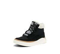Sorel Womens Out About 4 Mid Waterproof Sneaker, Black Sea Salt, 6.5 UK