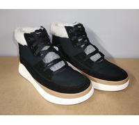 Sorel Womens Out About 4 Mid Waterproof Sneaker, Black Sea Salt, 4.5 UK