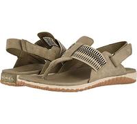 Sorel Women's Out N About Plus Sandal, Green, 6 UK