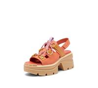 Sorel Women's Rein Cb Lace Platform Sandal, Tuscan/Gum, 4.5 UK