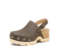 Sorel Women's Roam'n Clog Rvt, Canoe/Bleached Ceramic, 6 UK