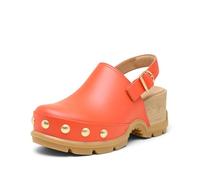 Sorel Women's ROAMN Clog RVT, Crimson Fire/Gum 16, 11