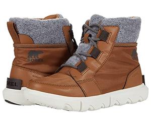 Sorel Women's Sorel ExplorerÂ™ Ii Carnival Felt Wp Snow Boot, Velvet Tan Blackened Brown, 5 UK