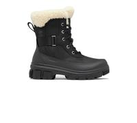 Sorel Women's V PARC WP Fashion Boot, Black Sea Salt Torino 5, 4 UK