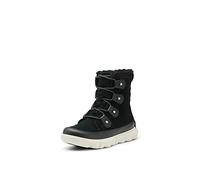 SOREL Explorer II Joan Black Fawn Suede Ankle Boots Size: 7.5, Colour: Black Suede