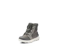 SOREL Explorer II Carnival Sport Quarry Sea Salt Winter Boots Size: 4.5, Colour: Grey Suede