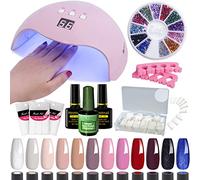 Soreli Gel Nail Kit 12 Colours 8ML 54W UV Lamp Starter Kit For Beginners (UK Company)