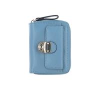 'Sorellia' Real Leather Purse Ashwood Leather Blue One Size