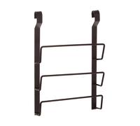 Sorello Matt Black Hanging Pan Lid Rack Interiors by Premier Black One Size