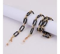 SOREZE Acrylic Button Chain Eyeglass Glasses Chain Women Anti-lost Mask Hanging Sunglasses Lanyards Hold Cord Strap Rope Necklace